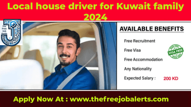 Local house driver for Kuwait family 2024