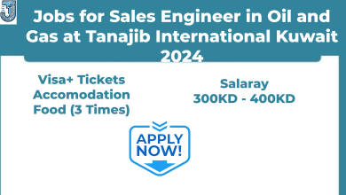 Jobs for Sales Engineer in Oil and Gas at Tanajib International Kuwait 2024