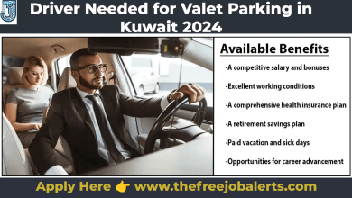 Driver Needed for Valet Parking in Kuwait 2024
