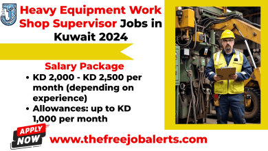 Heavy Equipment Work Shop Supervisor Jobs in Kuwait 2024