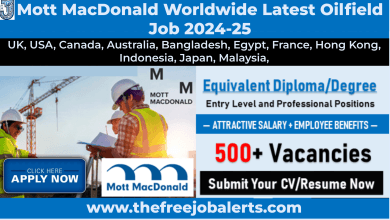 Mott MacDonald Worldwide Latest Oilfield Job Opportunities for 2024-25 UK, USA, Canada, Australia, Bangladesh, Egypt, France, Hong Kong, Indonesia, Japan, Malaysia, Netherlands, Spain, New Zealand