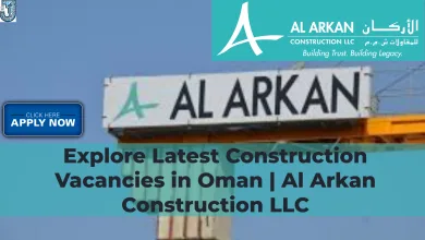Latest Construction Vacancies in Oman