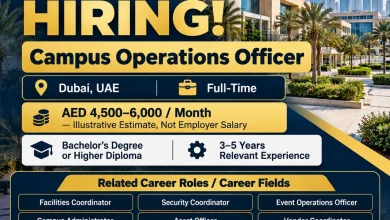 Campus Operations Officer Dubai